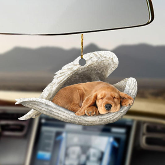 Cocker Spaniel sleeping angel Cocker Spaniel lovers ornament OO0408