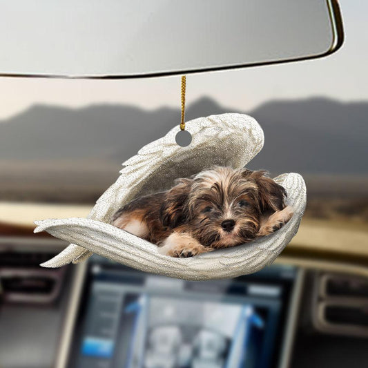 Havanese sleeping angel havanese lovers ornament OO0342