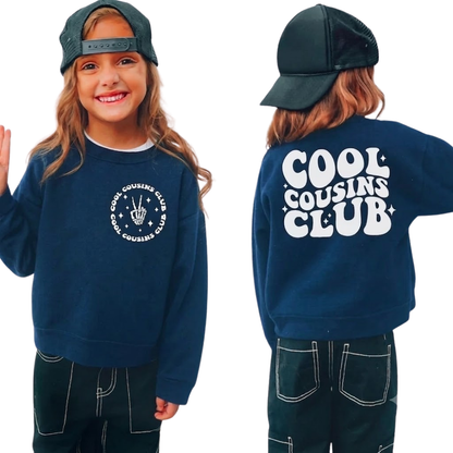 Cool Cousin Club Matching Family Sweatshirts, Cousin Matching Sweatshirts ET1353
