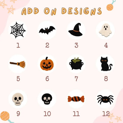 Personalized Halloween Baby Embroidered Knit Sweater, Custom Halloween Sweatshirt For Baby BB0761