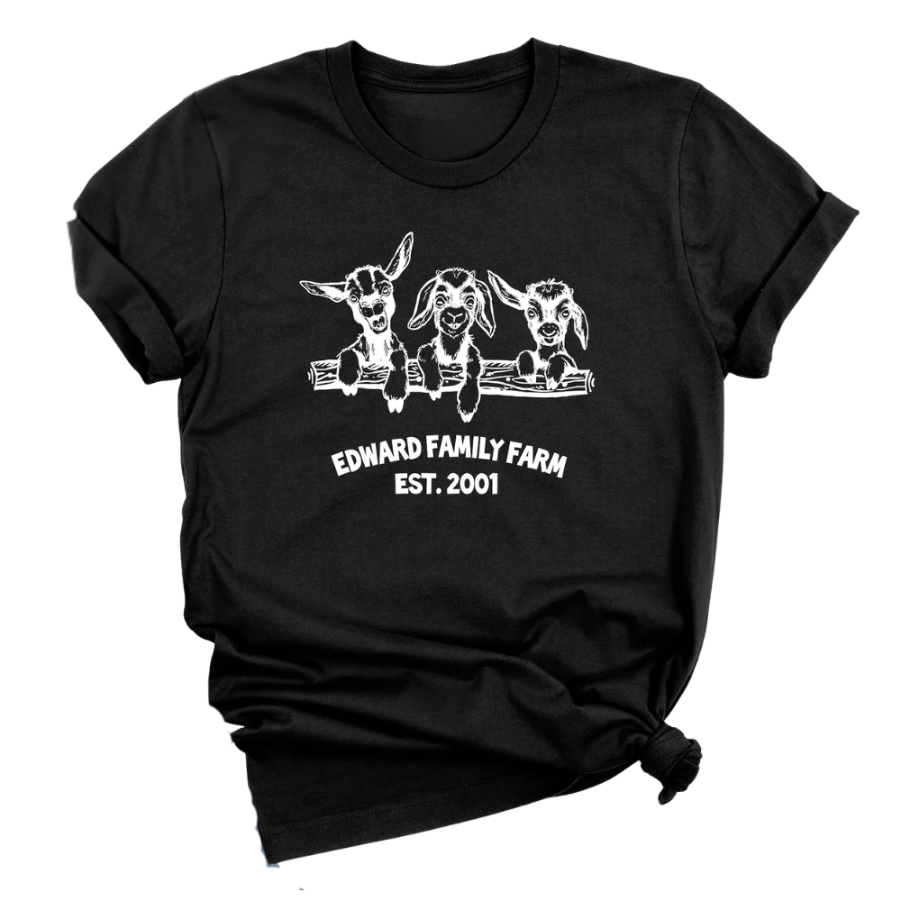 Personalized Cow Farm Family Matching T Shirt, Custom Family Farm Shirts ET1305