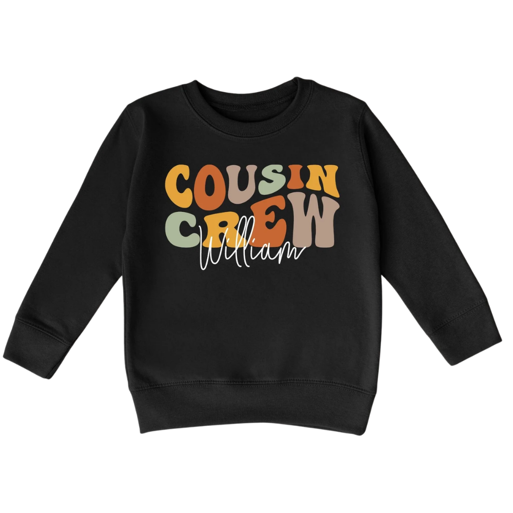Personalized Name Cousin Crew Matching Sweatshirt, Custom Cousin Sweatshirts ET1355