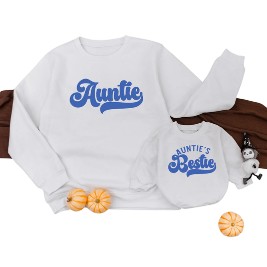 Matching Auntie And Auntie's Bestie Sweatshirt, Matching Sweatshirts For Aunt And Nephew ET1560