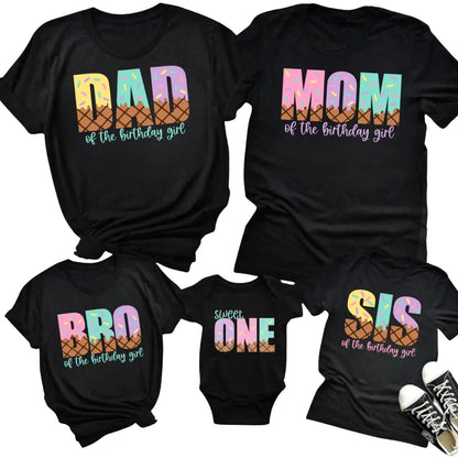 Sweet One Ice Cream Matching 1st Birthday Family Shirt, Ice Cream First Birthday Matching Shirts For Family ET0374