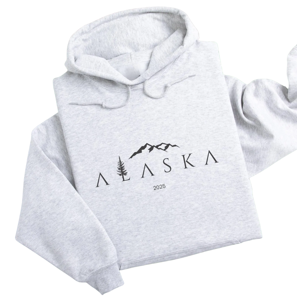 Alaska Trip Custom Matching Family Hoodies, Custom Alaska Family Hoodies ET1332
