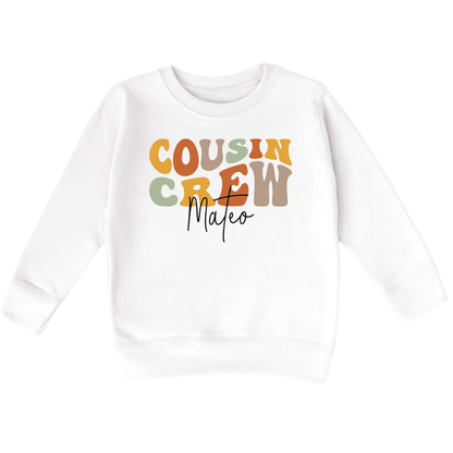 Personalized Name Cousin Crew Matching Sweatshirt, Custom Cousin Sweatshirts ET1355