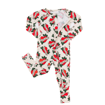 Daddy's Girl Rose Baby Convertible Zippy Romper, Floral Baby Romper Convertible BB0910