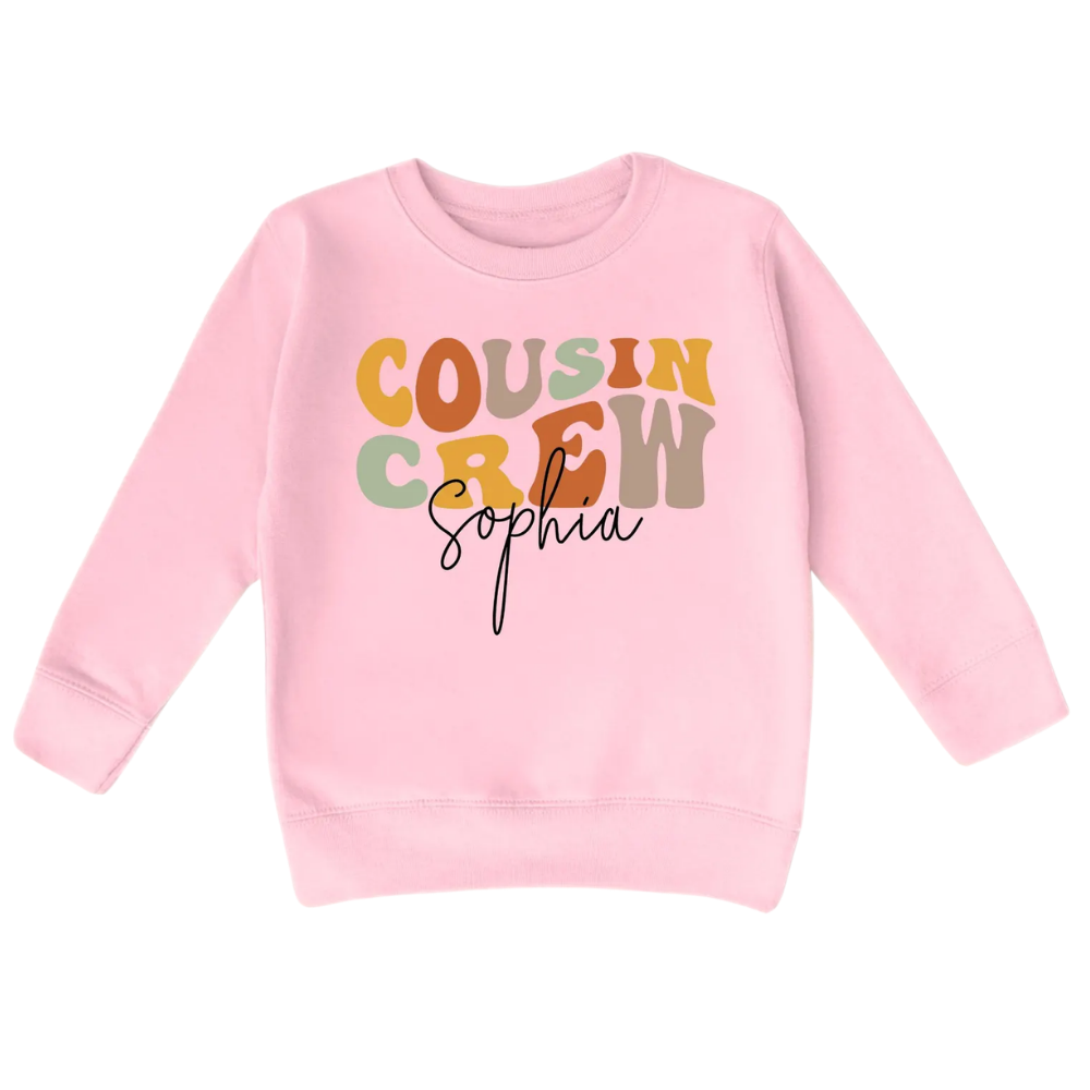 Personalized Name Cousin Crew Matching Sweatshirt, Custom Cousin Sweatshirts ET1355