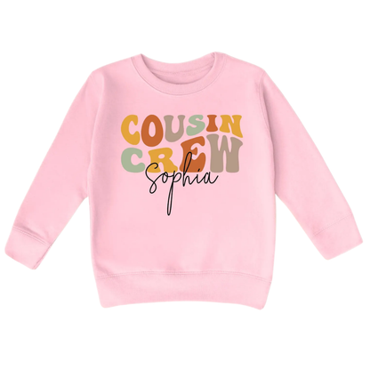Personalized Name Cousin Crew Matching Sweatshirt, Custom Cousin Sweatshirts ET1355