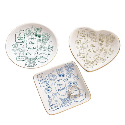 Personalized Future Mrs Jewelry Dish, Custom Engagement Ring Dish WD0281