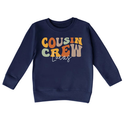 Personalized Name Cousin Crew Matching Sweatshirt, Custom Cousin Sweatshirts ET1355