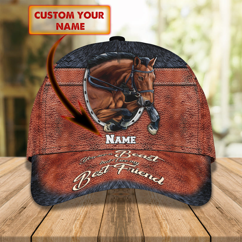 Horse Best Friend Customized Name Cap CA0131