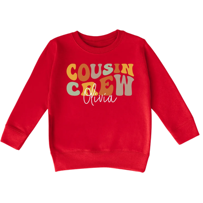 Personalized Name Cousin Crew Matching Sweatshirt, Custom Cousin Sweatshirts ET1355