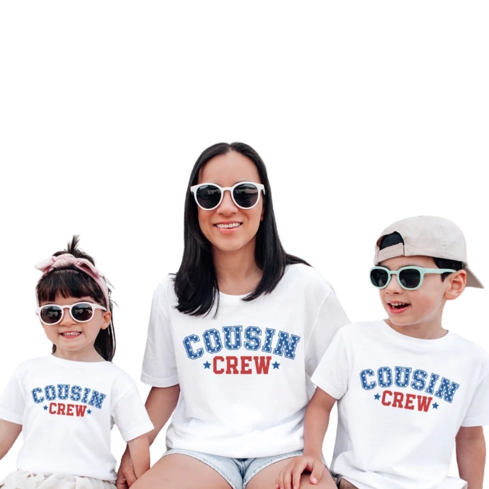 Cousin Crew Patriotic 4th Of July Matching T Shirt, Fourth Of July Cousin Matching Shirts ET0787