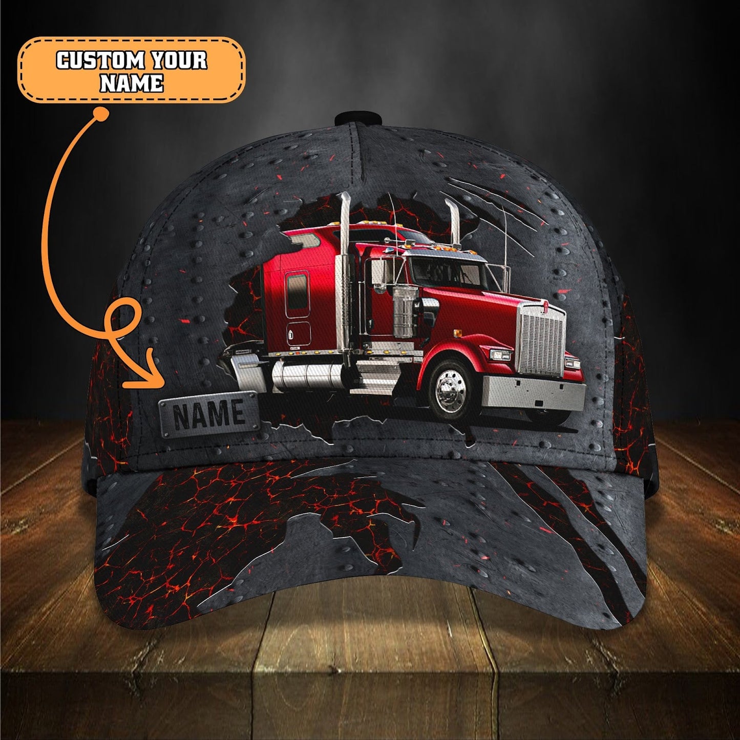 Personalized Name Trucker Classic Cap NDB51 CA0285