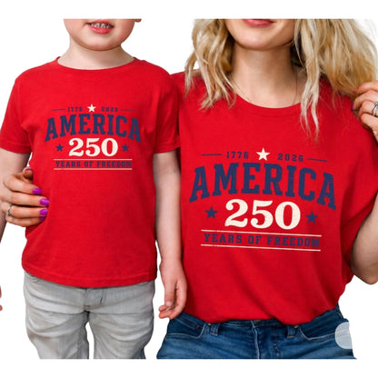 250 Years Of Freedom Matching Family T Shirt, Matching Family 4th Of July Shirts ET1043