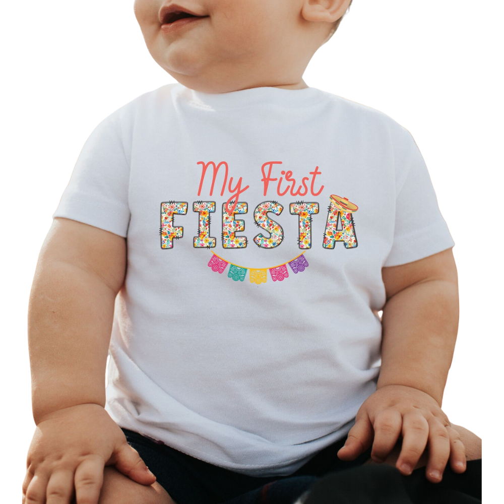 My First Fiesta 1st Birthday Family Matching T Shirt, First Mexican Fiesta Family Shirts ET1249