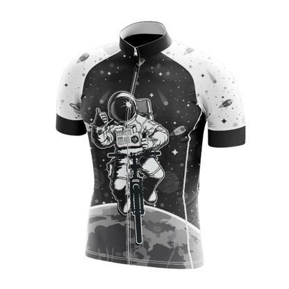 Outer Space Cycling Short Sleeve Jersey For Men, Space Lover Cycling Jersey CG0877