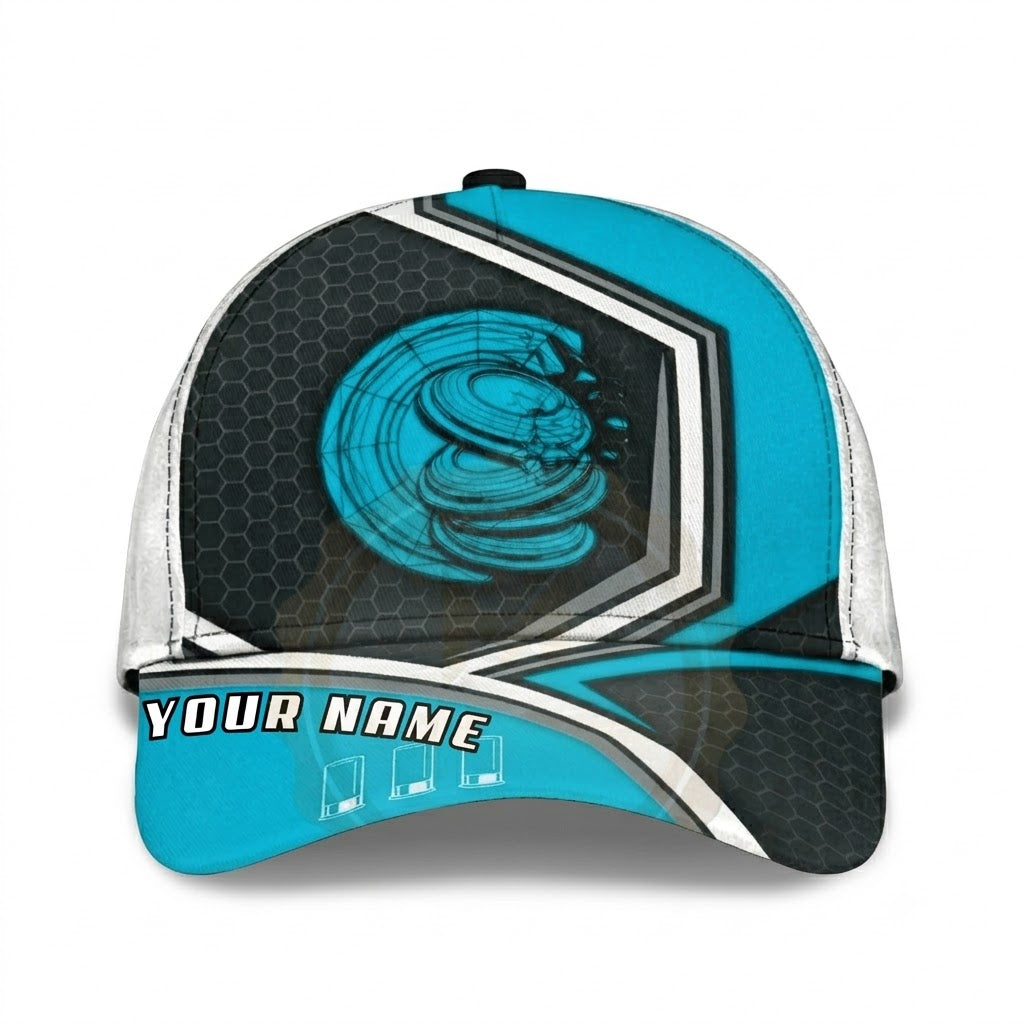 Custom Clay Target Shooting Baseball Cap Orange Black, Custom Shooting Player Cap Hat CP0743