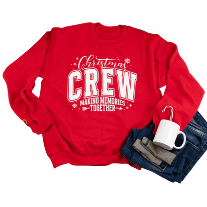 Christmas Crew Making Memories Together Sweatshirt, Matching Christmas Family Sweatshirts ET1496