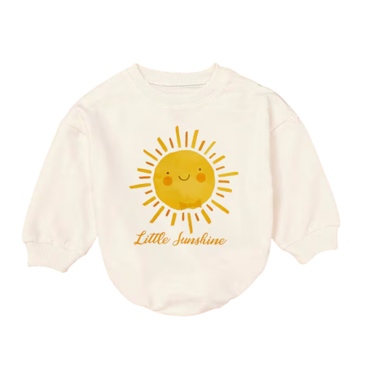 Baby Little Sunshine Romper Sweatshirt, Sunshine Baby Romper Sweatshirt BB0226