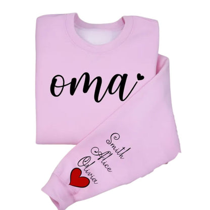 Custom Oma Sweatshirt for Grandma, Custom Sweatshirt For Mother Day 2D0834