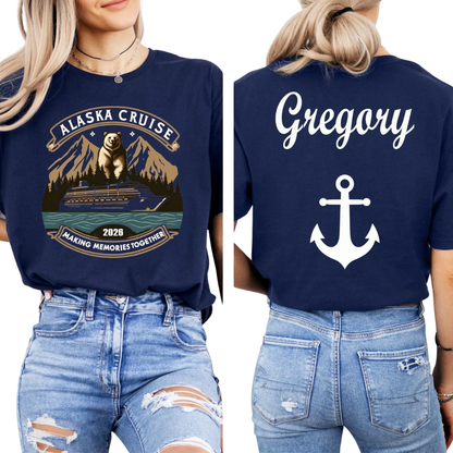 Alaska Cruise Making Memories Together Custom Matching Family Sweatshirt, Custom Alaska Vacation Family Sweatshirts ET1334