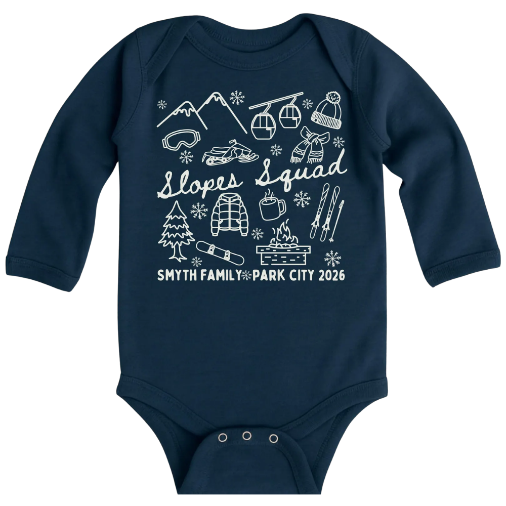 Personalized Ski Trip Matching Family Sweatshirt, Custom Winter Vacation Family Sweatshirts ET1358
