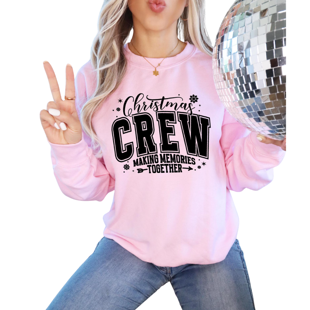 Christmas Crew Making Memories Together Sweatshirt, Matching Christmas Family Sweatshirts ET1496