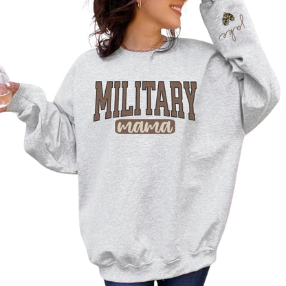 Custom Military Mom Sweatshirt, Custom Military Family Sweatshirt 2D0678