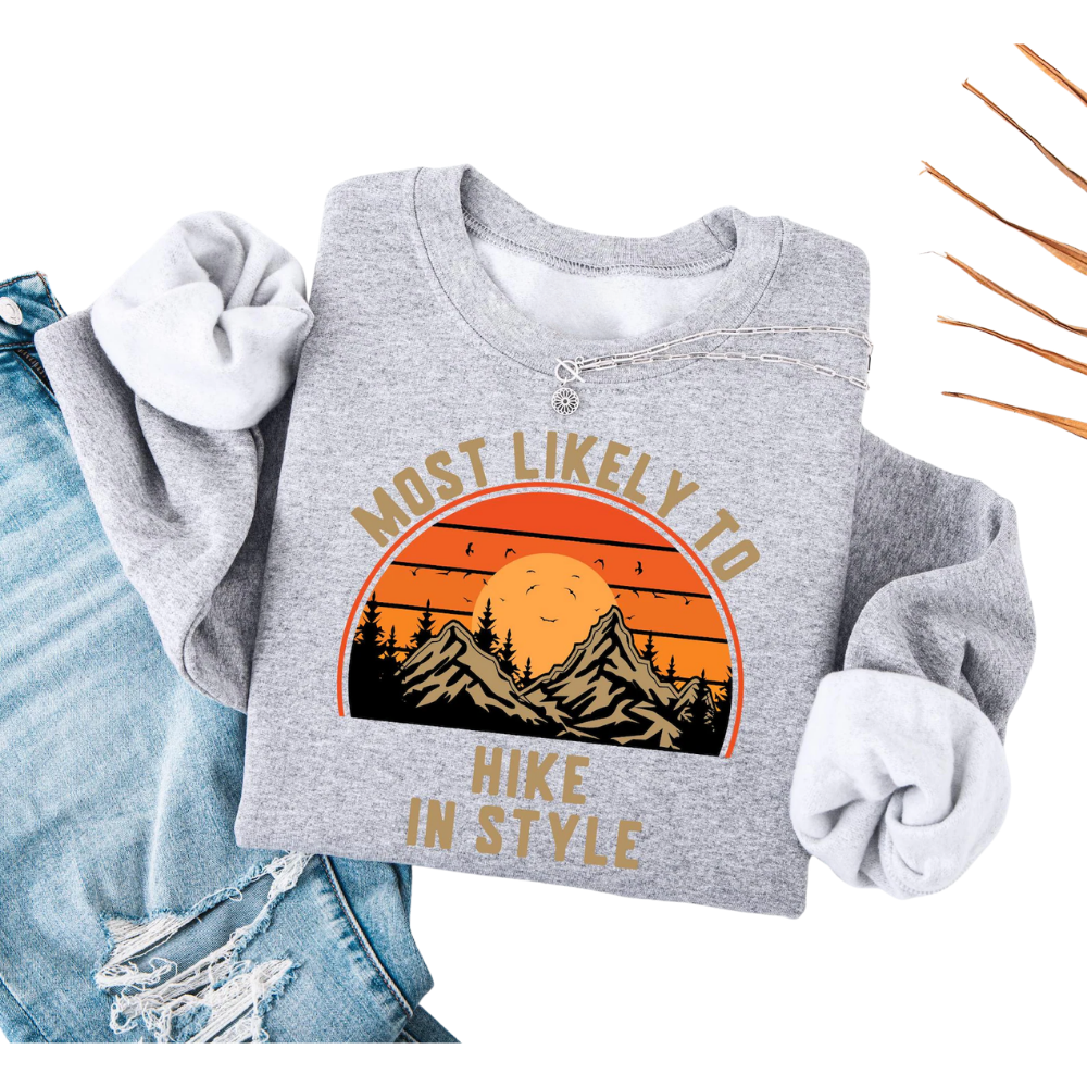 Most Likely To Custom Hiking Family Matching T Shirt, Custom Funny Moutain Trip Family Shirts ET1310