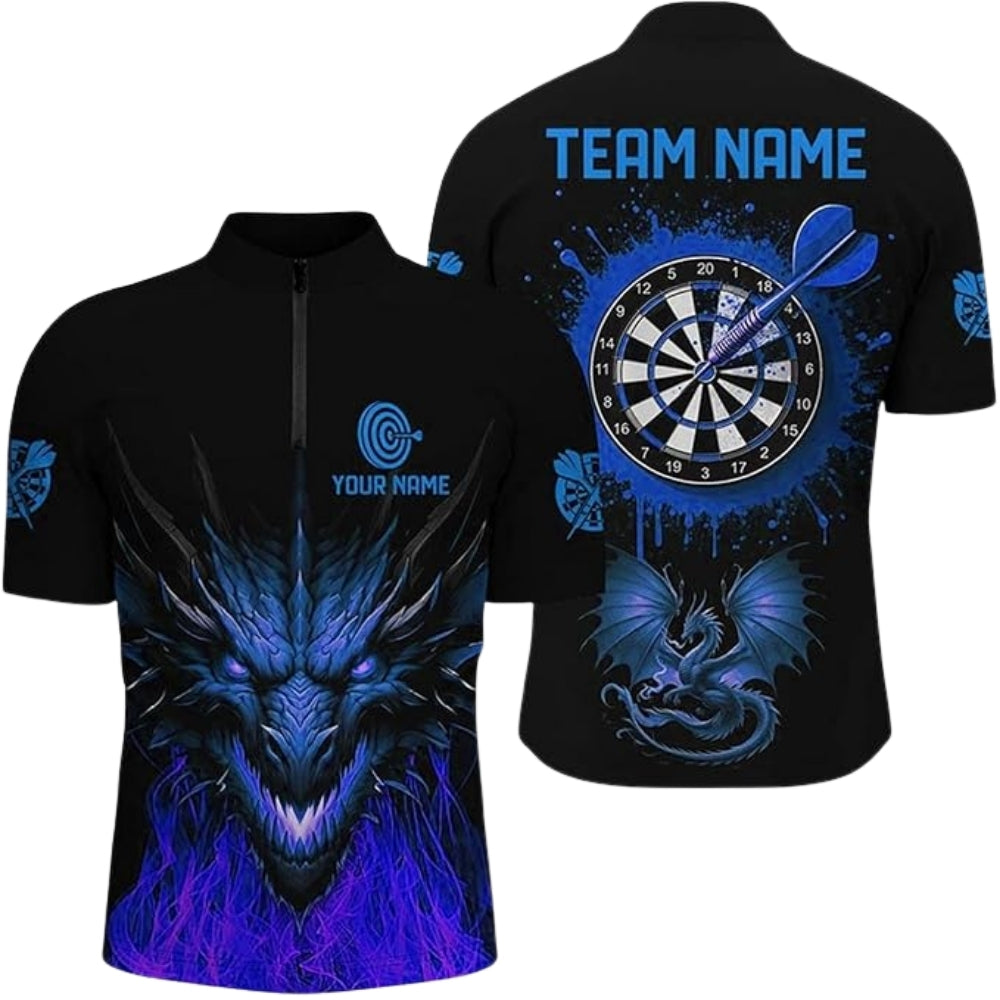 Custom Red Dragon Darts Jersey For Men, Custom Dragon Darts Team Shirts DZ0006