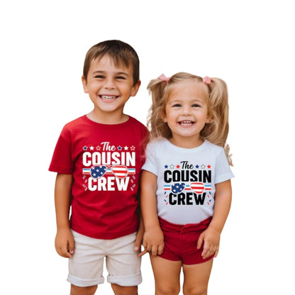 The Cousin Crew Fourth Of July Matching T Shirt, Matching Cousin Independence Day Shirts ET0790