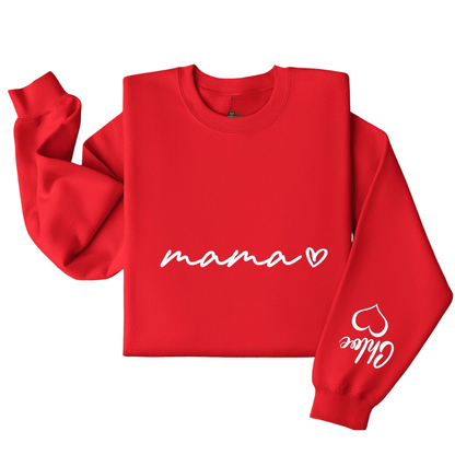 Personalized Mini And Mama Matching Sweatshirt, Custom Mother And Child Sweatshirts ET1497