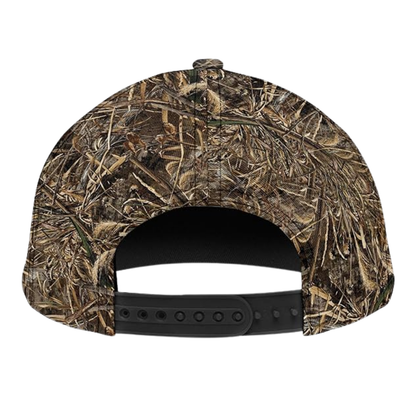 Custom Trout Fishing Camo 3D Baseball Cap, Custom Trout Fishing Caps Hats CP0214