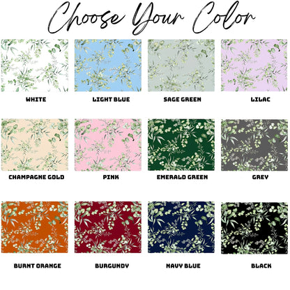 Custom Name Bridesmaid Floral Pajamas Set, Personalized Bridal Shower Pajamas For Bridesmaid WD0196