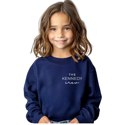 Custom Last Name Family Matching Sweatshirt, Personalized Family Sweatshirt Matching ET1578