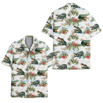 Alligator Tropical Hawaiian Shirt For Men Women, Alligator Hawaiian Shirts HE0027