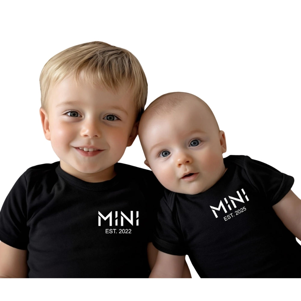 Custom Matching Papa And Mini T Shirts, Custom Father's Day Matching Family Shirts ET0526