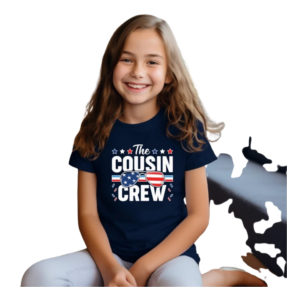 The Cousin Crew Fourth Of July Matching T Shirt, Matching Cousin Independence Day Shirts ET0790