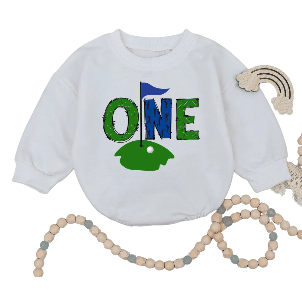 Custom Golf First Birthday Matching Family Sweatshirt, Custom 1st Birthday Golf Shirts For Family ET1568
