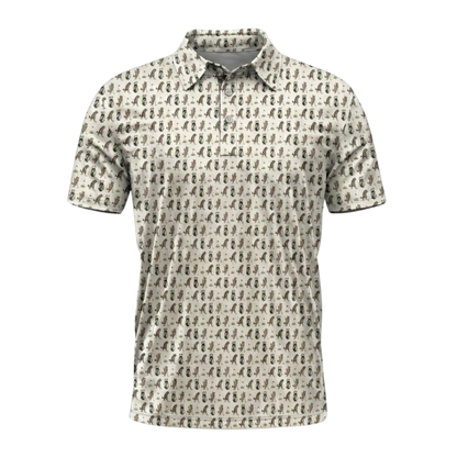 Cat Funny Golf Polo Shirt Mens, Cat Golf Shirt For Pet Lover GZ0367