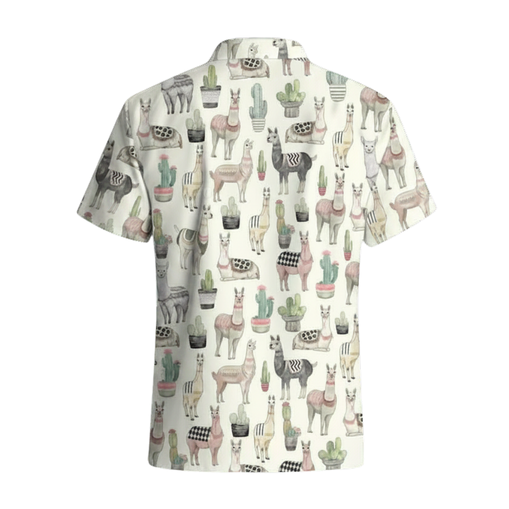 Llama Hawaiian Shirt For Men Women, Llama Lover Hawaiian Shirts HE0356