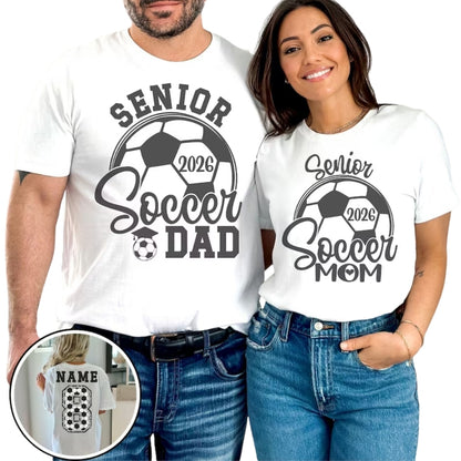Custom Matching Senior Soccer Family T Shirts, Personalized Class Of Soccer Matching Family Shirts For Senior Night ET0498