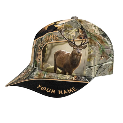 Custom Deer Hunting Baseball Caps For Hunter, Custom Deer Hunting Caps CP0006