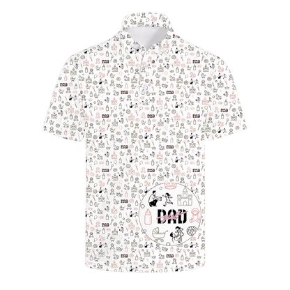 Girl Dad Golf Polo Shirt For Father Day, Father Daughter Golf Shirts GE0445