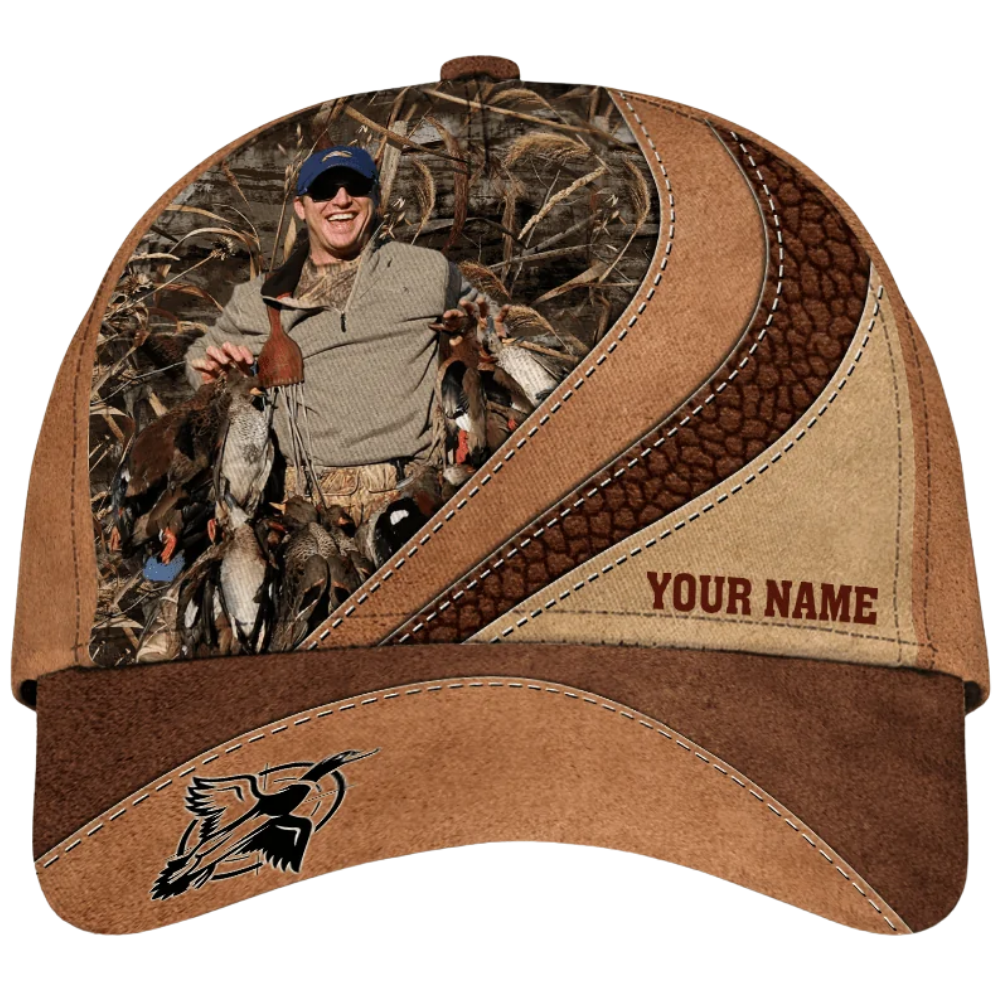 Custom Photo Hunter Baseball 3D Cap, Custom Photo Hunting Cap Hat CP0601
