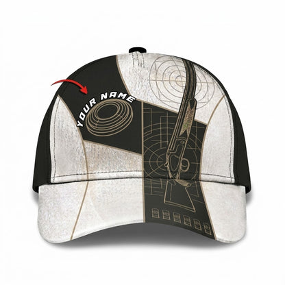 Custom Trap Shooting Clay Baseball 3D Printed Cap, Custom Shooting Lover Cap Hat CP0721