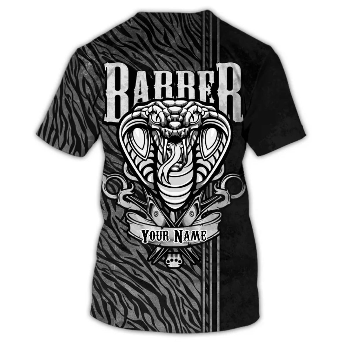 Personalized 3D All Over Print Barber Shirt, Barber Shop Animal Gang Tshirt, Barber Gift, Barbershop Uniform TO2722