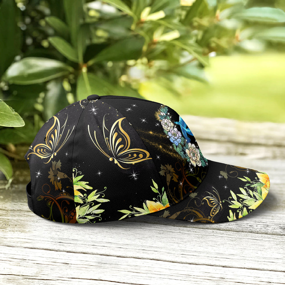 Dolphin And Flowers Baseball Cap Lasfour CO0740